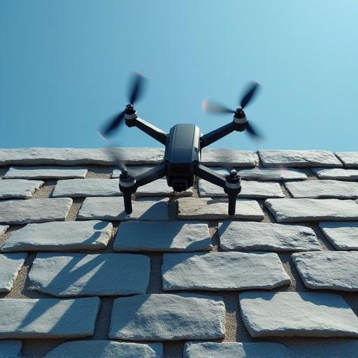 Drone en inspection de toiture